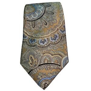 Robert Talbott Best of Class Blue Paisley 100% Silk Tie